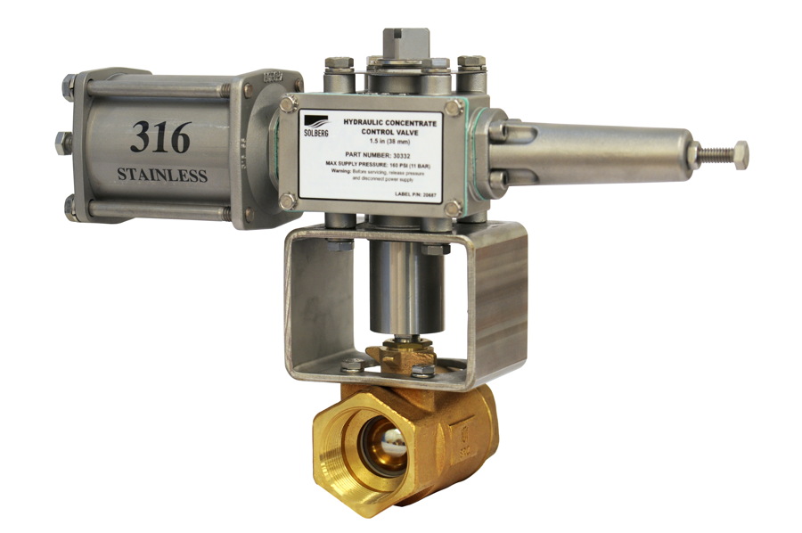 Hydraulic Concentrate Ball Valves