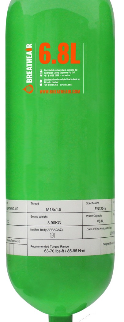 6.8 Litre SCBA Cylinder