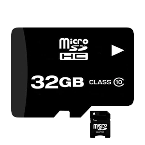 32GB Class 10 Micro SDHC Card with Adapter