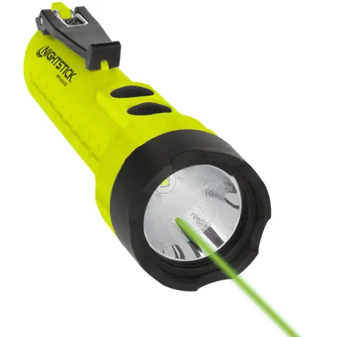 Nightstick Intrinsically Safe Flashlight w/ Green Laser