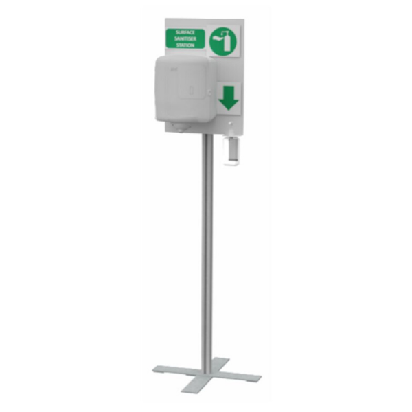 Pull, Pump, Wipe Economy Surface Sanitiser Stand