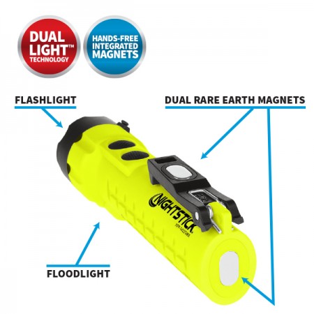 X-Series Intrinsically Safe Dual-Light™ Flashlight w/Dual Magnets