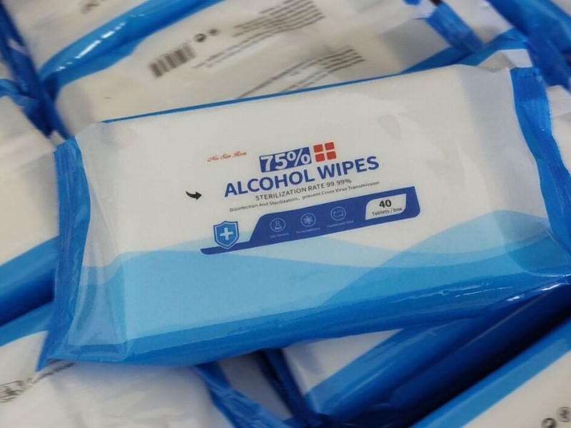 Alcohol Wipes, 70%, 40/pk