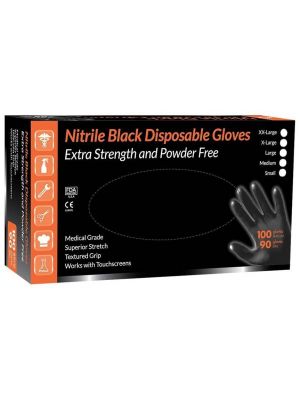 Black Nitrile Gloves