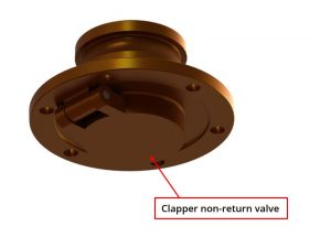 Male IN 70mm Brigade Inlet Check Valve