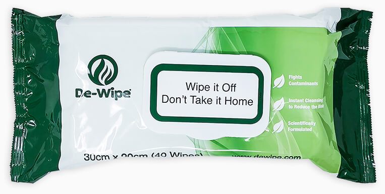 DeWipe Decontamination Wipes – Multi-Pack of 40