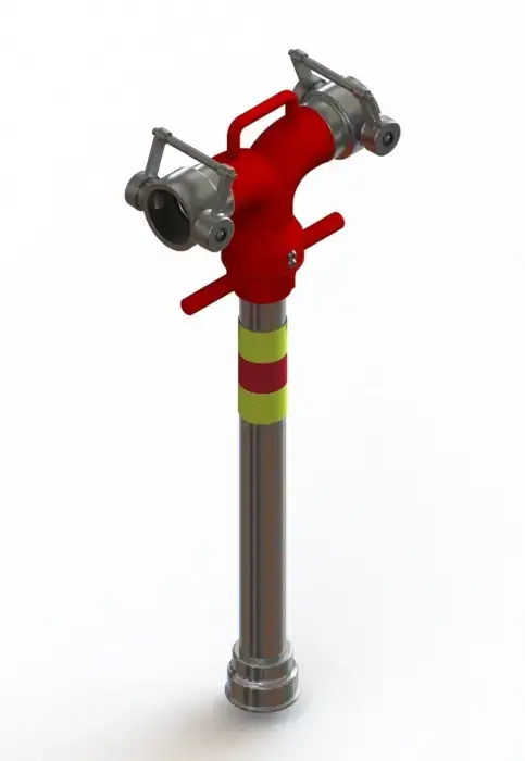 Double Head Swivel Standpipe (Single Lever)