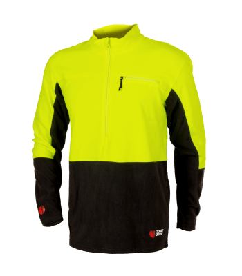 Stoney Creek – Microplus Long Sleeve Top – Yellow/Black