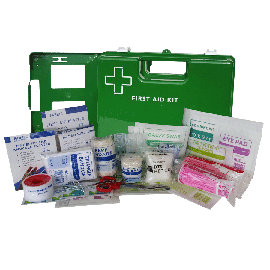 1-5 Person ABS Plastic Wall Mount Workplace First Aid Kit