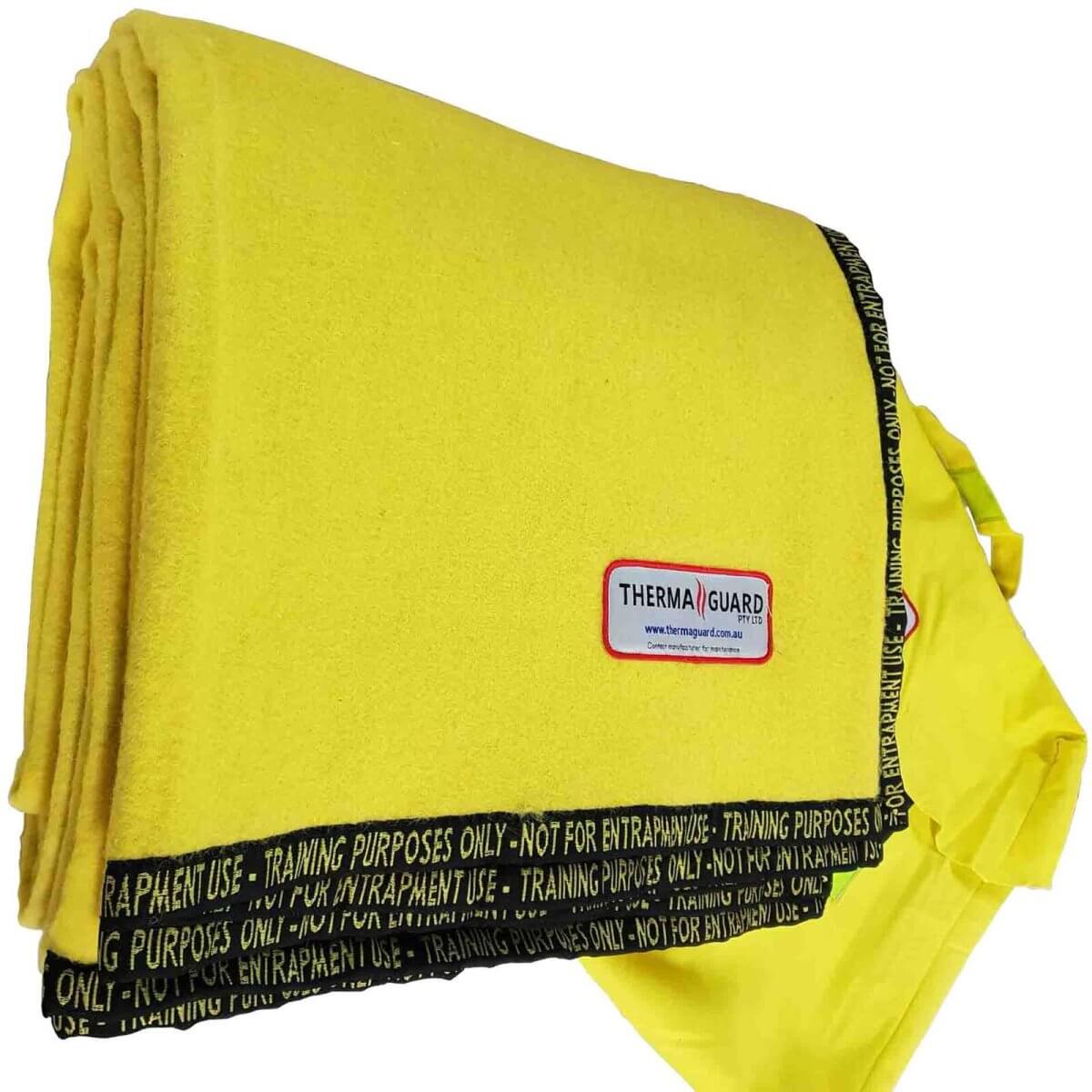 YELLOW WOOL TRAINING BLANKET
