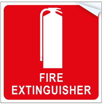 Fire Extinguisher – Sticker