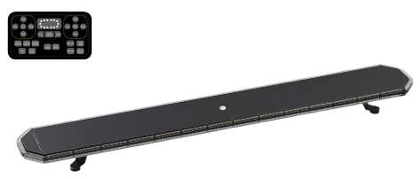 BASE6 Guardian Warning Light Bar, 1560mm Long, Amber Warning, Control Panel