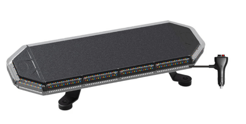BASE6 Guardian Warning Light Bar, 440mm Long, Amber Warning, Cig Plug, Multi Mount Options
